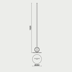 Lampa podłogowa Mantra Kitesurf Blanco 7196MA - zdjęcie dodatkowe 1