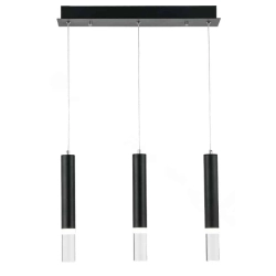kinkiecik.pl Gwen - lampa wisząca 3 pł LED czarna 330503-02 REALITY