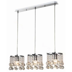 kinkiecik.pl London crystal - lampa wisząca 3 pł chrom 327733-06 REALITY