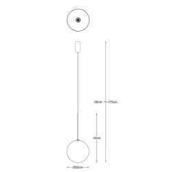 Lampa wisząca MILAN P0606-01B-2GAC ZUMA LINE
