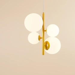 BLOOM 4 MUSTARD 1091L14 Lampa wisząca #colours Aldex - zdjęcie dodatkowe 1