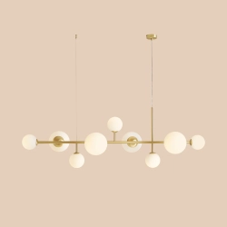 Lampa wisząca DIONE 9 BRASS 1092N40 Aldex - zdjęcie dodatkowe 1