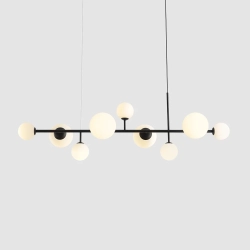 DIONE 9 CZARNY 1092N1 Rozłożysta lampa wisząca Aldex - zdjęcie produktu