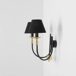 ROMA WALL 2 CZARNY 1118D1 Elegancki kinkiet Aldex - zdjęcie dodatkowe 1