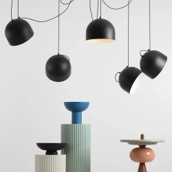 Lampa wisząca NOOR 5 CZARNY 1122F1 Aldex - zdjęcie produktu