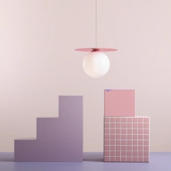 Lampa wisząca LOOP BABY PINK L 1125G18_L Aldex - zdjęcie produktu