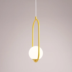 RIVA MUSTARD 1086G14 Lampa wisząca #colours Aldex - zdjęcie dodatkowe 1