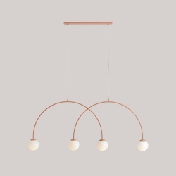 Lampa sufitowa UNA 4 CORAL L 1116L11_L Aldex - zdjęcie produktu