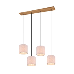 kinkiecik.pl Lampa wisząca ELMAU – 302100430 excl. 4x E27 · max. 60W TRIO