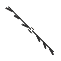 Zestaw 9 szynoprzewody jednoobwodowe black 3027 ZUMA LINE
