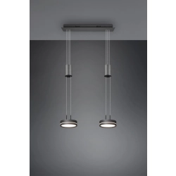 kinkiecik.pl Lampa wisząca 2L LED antracyt FRANKLIN 326510242 TRIO