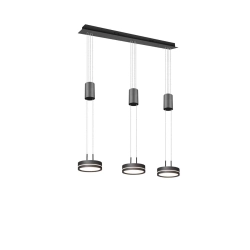 kinkiecik.pl Lampa wisząca 3L LED antracyt FRANKLIN 326510342 TRIO