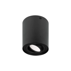 RONDO black GU10 plafon z ruchomum źródłem światła - zdjęcie produktu
