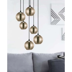 LEMORIETA Lampa wisząca 39687 6xE27 57cm EGLO - zdjęcie produktu