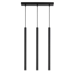 SOPEL 3 prosty czarny Lampa wisząca Sigma Lighting 33401 - zdjęcie produktu