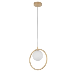 kinkiecik.pl Lampa wisząca ring kula złota Sigma Lighting AQUA 1 33409