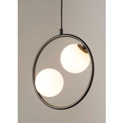Lampa wisząca ring kula czarna Sigma Lighting AQUA 2 33410 - zdjęcie produktu