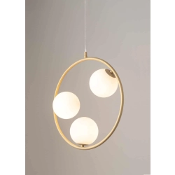 Lampa wisząca ring kula złota Sigma Lighting AQUA 3 33415 - zdjęcie produktu