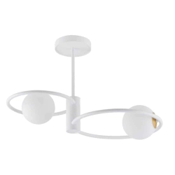 kinkiecik.pl Lampa sufitowa okręgi kule biała Sigma Lighting – AQUA 2 33463