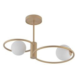kinkiecik.pl Lampa sufitowa okręgi kule złota Sigma Lighting – AQUA 2 33464