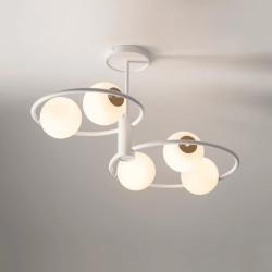 Lampa sufitowa okręgi kule biała Sigma Lighting – AQUA 5 33469 - zdjęcie produktu