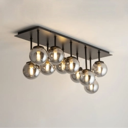TULIA 10 plafon krótki szary 33492 Sigma Lighting - zdjęcie produktu