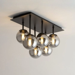 TULIA 6 plafon krótki szary 33500 Sigma Lighting - zdjęcie produktu