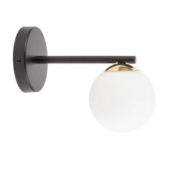 Kinkiet z białym kulistym kloszem Sigma Lighting – PIANO 33662 - zdjęcie produktu