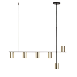 VENDO 6 zwis czarno-złoty mosiądzowany 33696 Sigma Lighting - zdjęcie produktu