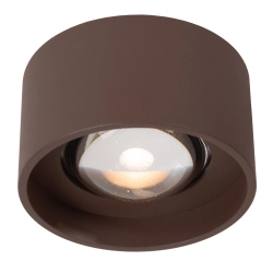 LENZ Plafon Ø 11 cm LED 1x8W 2700K IP54 Rust Brown 33805/08/97 Lucide - zdjęcie produktu