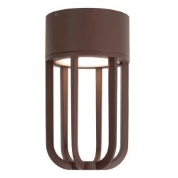 WELLS Plafon Ø 10 cm LED 1x8W 2700K IP54 Rust Brown 33807/08/97 Lucide - zdjęcie dodatkowe 1