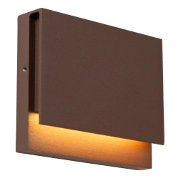 LOMAR - Kinkiet - LED - 1x6W 2700K - IP54 - Rust Brown - Essential 33818/06/97 LUCIDE