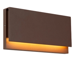 LOMAR - Kinkiet - LED - 1x10W 2700K - IP54 - Rust Brown - Essential 33819/08/97 LUCIDE
