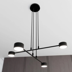 Lampa wisząca MODUS 4 BLACK 1339/4 EMIBIG Lighting - zdjęcie produktu