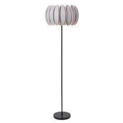 SPENCER Lampa podłogowa Ø 40 cm 1xE27 Szary 34745/81/36 Lucide - zdjęcie produktu