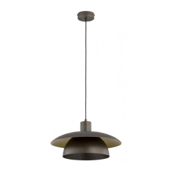 Lampa wisząca HELISTO 1xE27 brązowy 61553 ALFA