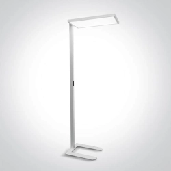 kinkiecik.pl Rize 36002/W/C biała lampa podłogowa LED 60W UGR19 230V 4000K dimmable; w zestawie włączynik dotykowy oraz