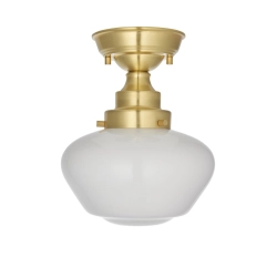 Lampa sufitowa CAMBERLEY brass-opal 97688 ENDON