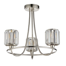 Lampa wisząca BERENICE nickel III 104107 ENDON