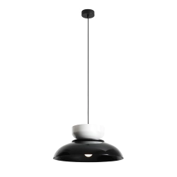 LAMPA WISZĄCA ALDO DARK CZARNY GLOSS + BIAŁY GLOSS 1152G3_2_C ALDEX - zdjęcie produktu