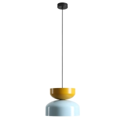 LAMPA WISZĄCA TULA DARK BABY BLUE + MUSTARD (30 + 23) 1132G29_14_C Aldex - zdjęcie produktu