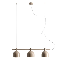 Lampa wisząca BERYL beige III 976E_17 3xE27 max 15W Aldex
