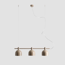 Lampa wisząca BERYL beige III 976E_17 3xE27 max 15W Aldex