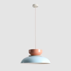 LAMPA WISZĄCA ALDO baby blue-coral 1152G29_11_J 1xE27 max15W ALDEX