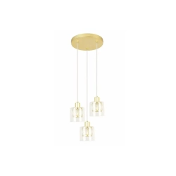 Elmo - lampa wisząca 3 płomienna złoty 338803-36 Reality