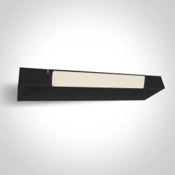 BLACK LED BATHROOM / WALL LIGHT 12W WW IP44 230V 38112C/B/W ONE LIGHT