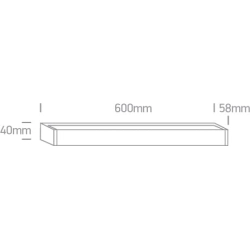 kinkiecik.pl Larysa 38114M/C chromowana oprawa nad lustro LED 15W 230V 4000K IP44; nieściemnialny zasilacz LED w komplecie ONE LIGHT