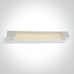 WHITE LED BATHROOM / WALL LIGHT 14W WW IP44 230V 38114R/W/W ONE LIGHT