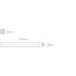 30W CCTV 1210mm IP66 230V 38130LB/V ONE LIGHT