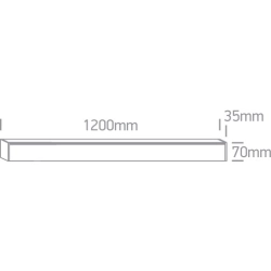 WHITE DIFFUSER UGR19 40W CCTV PV 230V 38150A/W/V ONE LIGHT